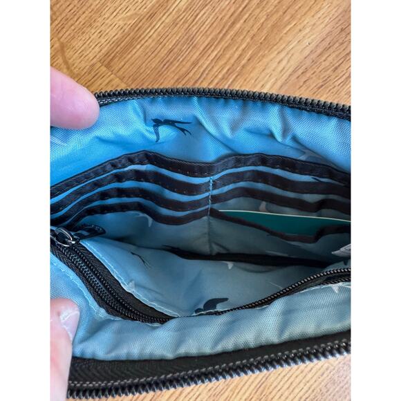 Rainbow stitch Lug Detachable pouch 8x5 - 8 card slots and coin pouch - Picture 4 of 8